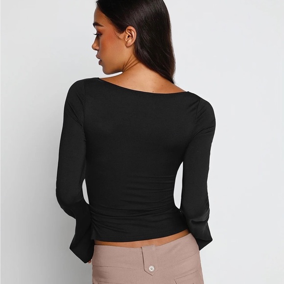 TIGER MIST BLACK LONG SLEEVE NWT - Picture 3 of 5